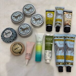 NEW NWT Set of 14 Skincare Items Bundle Hand Cream, Body Lotion, Hair Care, Soap